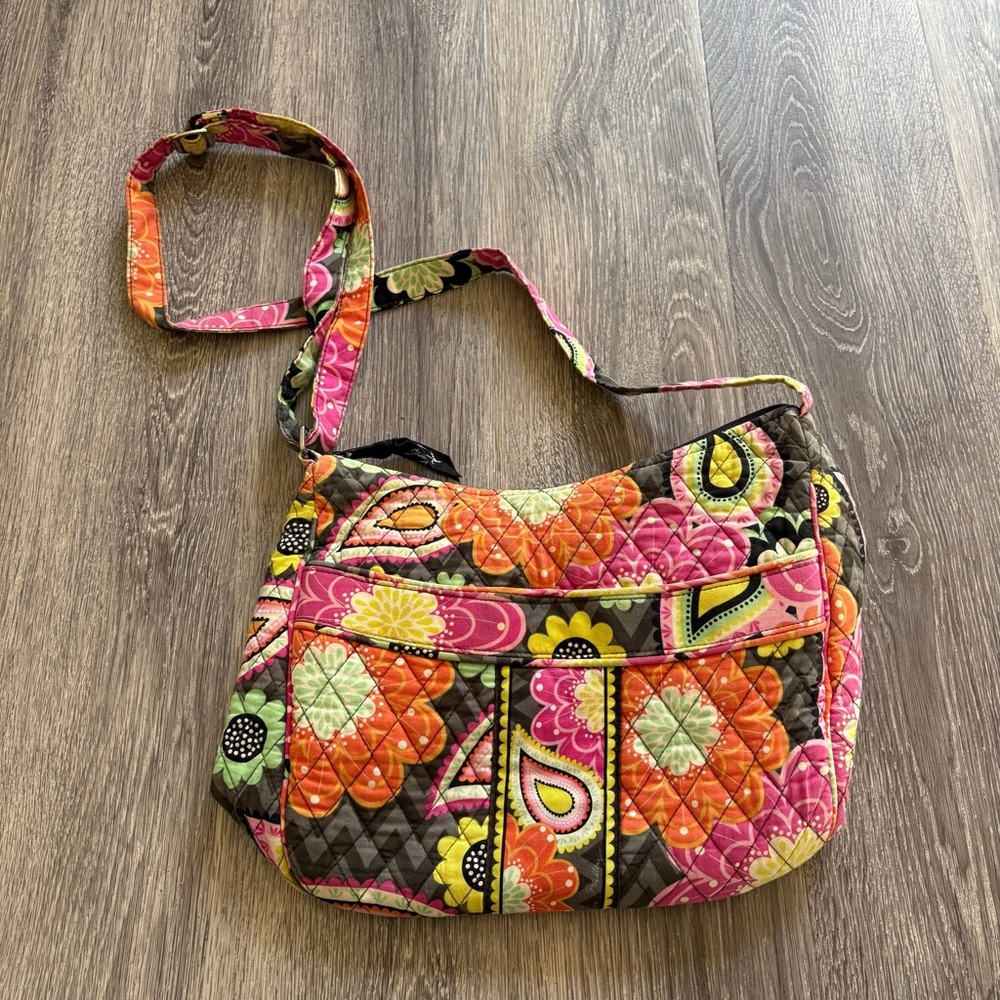 Vera Bradley Ziggy Zinnia Hipster Crossbody